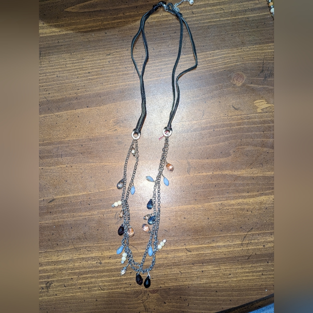 KGP long beaded adjustable necklace